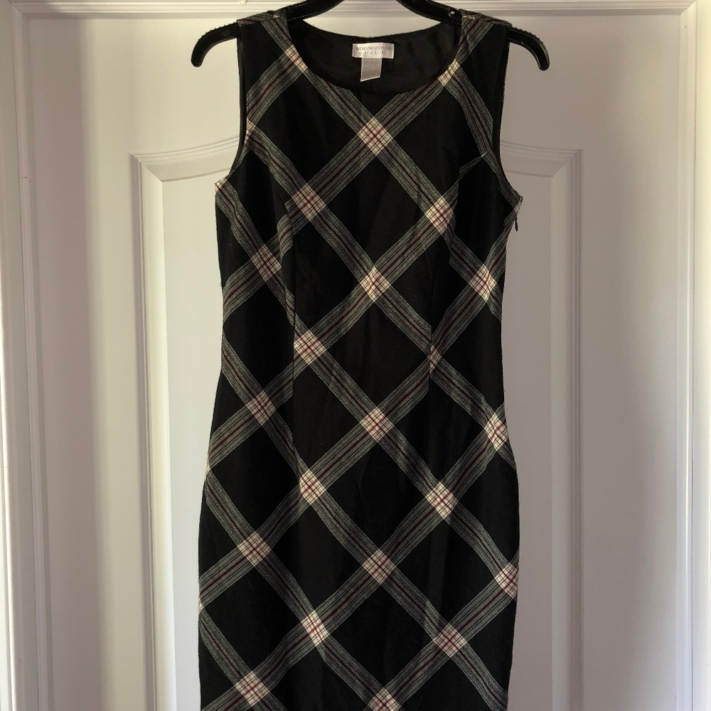 Plaid Sleeveless Dress